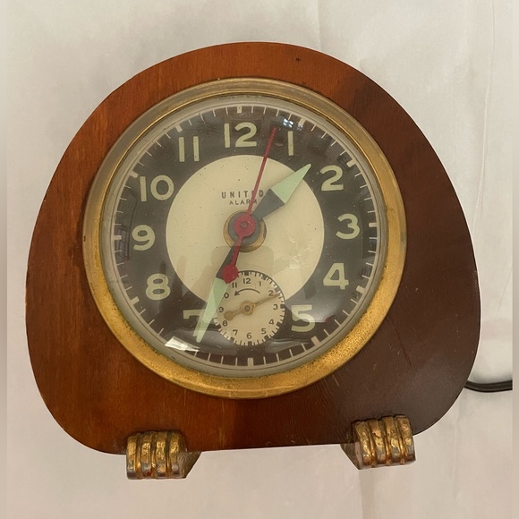 United Clock Corp Other Vintage United Clock Corp No 486 Alarm